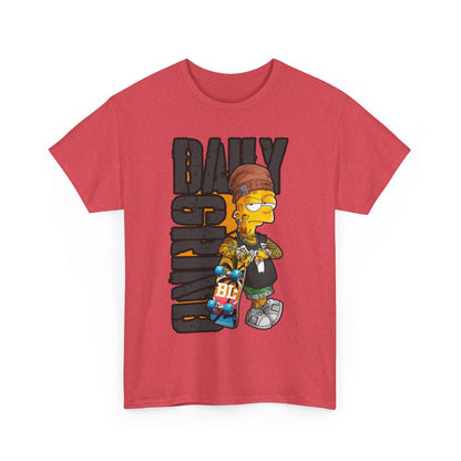 Daily Grind Unisex Heavy Cotton Tee - Casual Streetwear Shirt