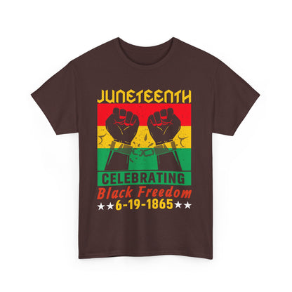 Juneteenth Celebration Tee, Unisex Cotton Shirt, Black Freedom T-Shirt, 6-19-1865 Heritage Top, Summer Festival Apparel, History Shirt