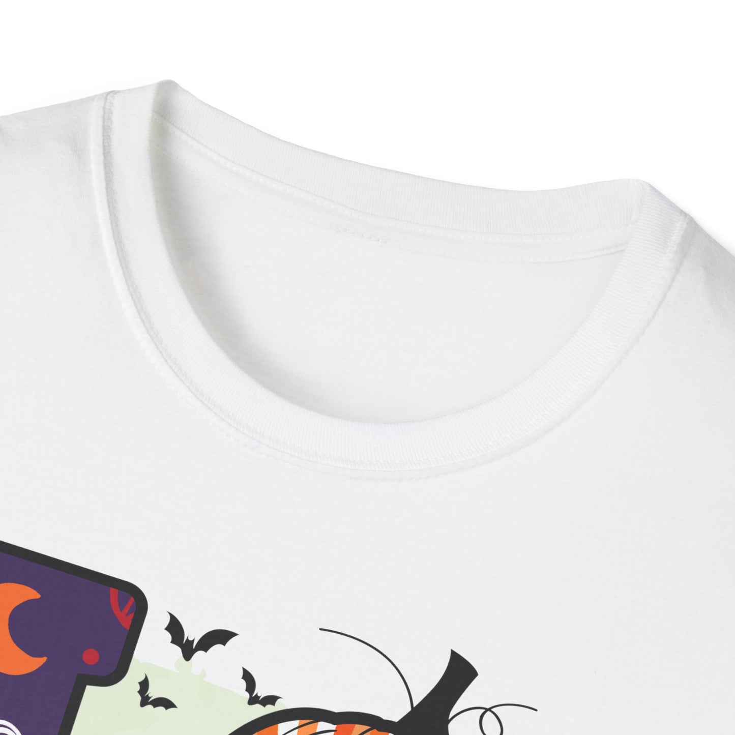 Halloween Love T-Shirt | Unisex Softstyle Tee for Fall | Spooky Season Apparel | Cute Halloween Shirt | Gift for Ghost Lovers