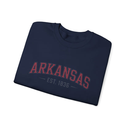 Arkansas Est. 1836 Crewneck Sweatshirt