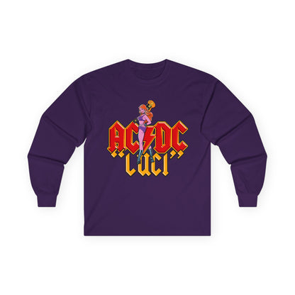 AC/DC Luci Long Sleeve Tee — Retro Rock Band Graphic Shirt
