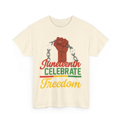Juneteenth Freedom Tee, Celebrate Freedom Shirt, Unisex Cotton T-Shirt, Black History Month Apparel, Equality and Justice Top