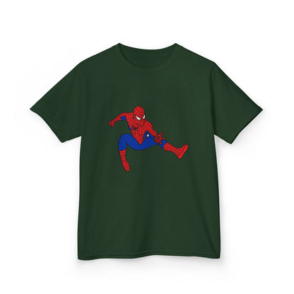 Kids Spiderman Tee, Fun Kids T-Shirt, Superhero Cotton Shirt, Birthday Gift, Kids Party Wear