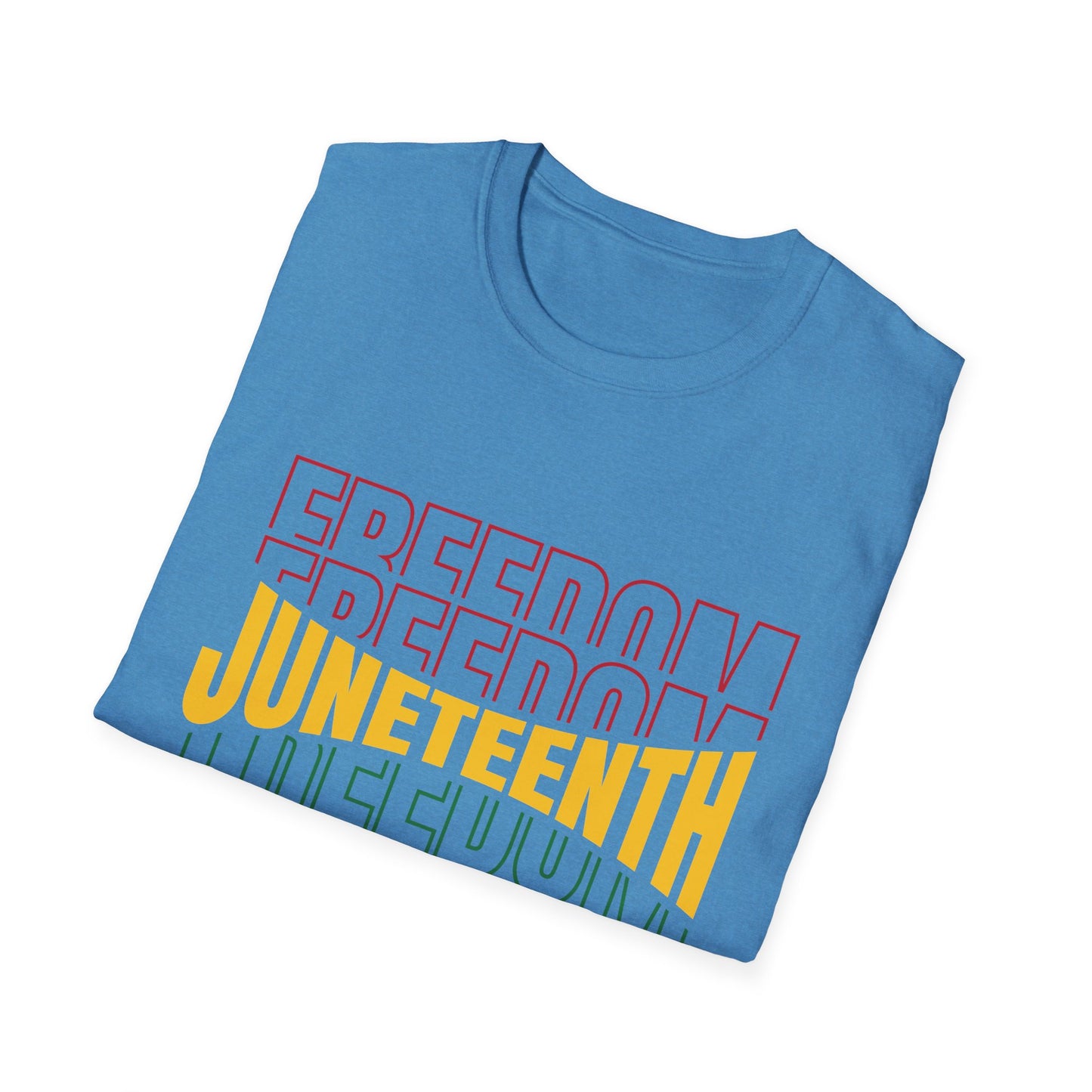 Juneteenth Freedom T-Shirt, Unisex Softstyle Tee, Celebrate Freedom, African American History, Independence Day Shirt, Gift for Activists