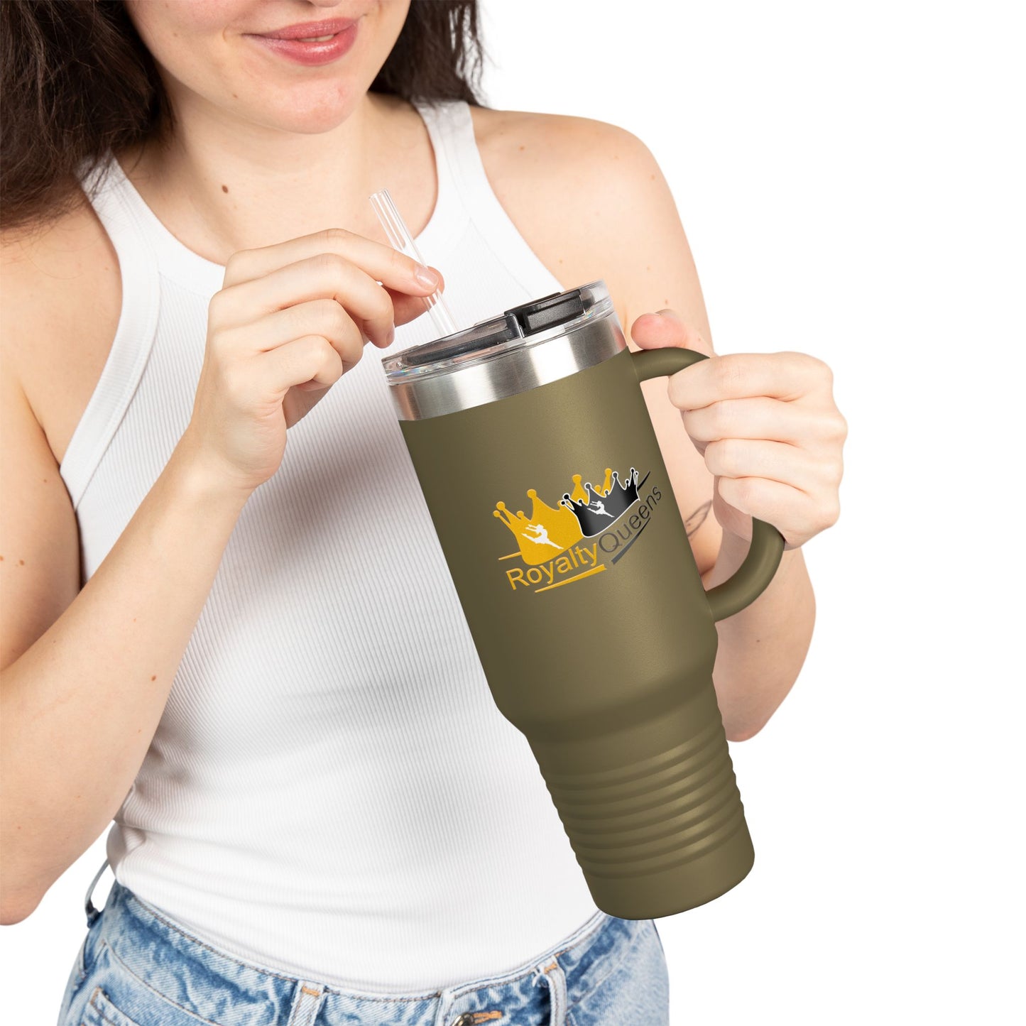 Royalty Queens Insulated Travel Mug - 40oz, Stylish and Durable for On-the-Go Refreshments