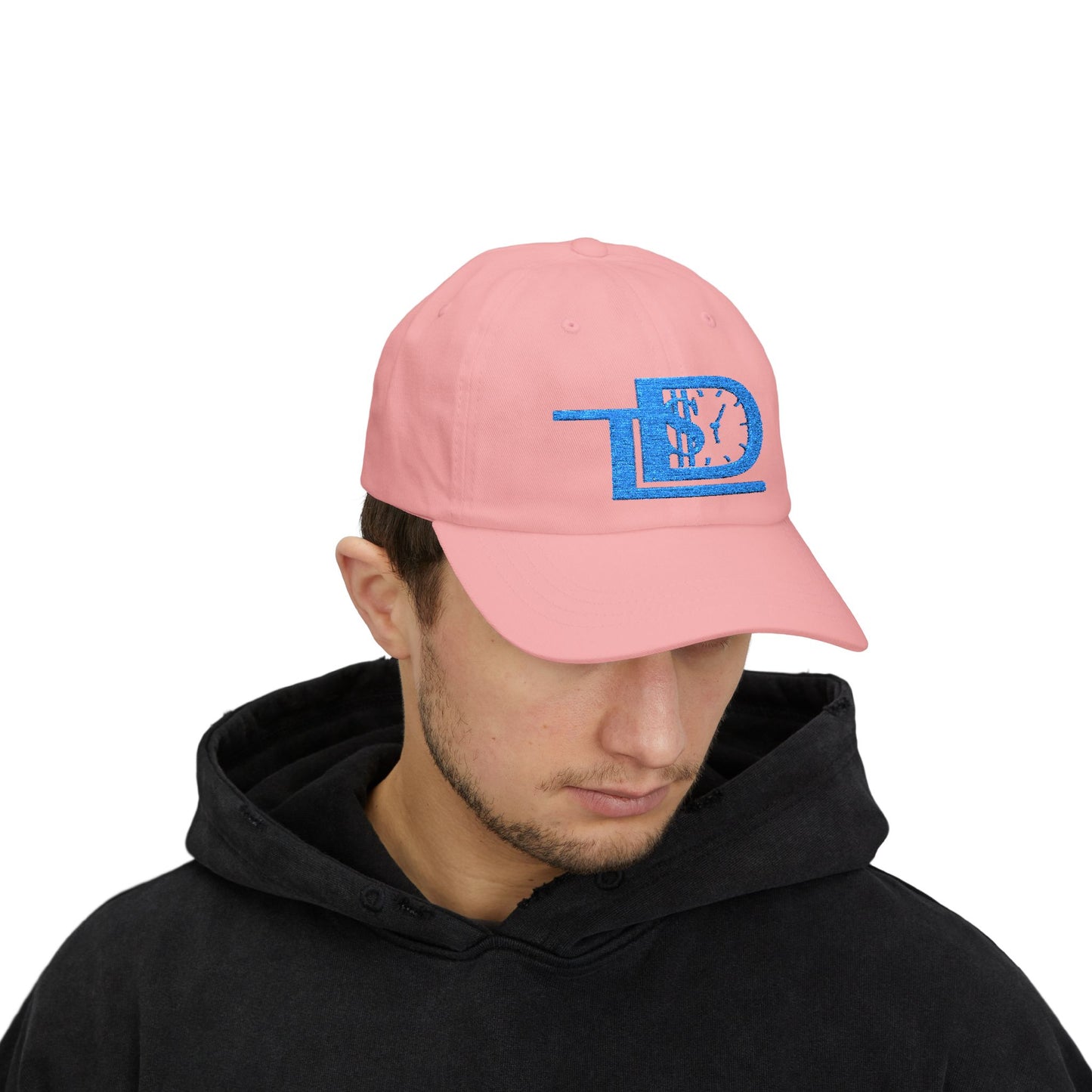 Classic Dad Cap with Funky Clock Design, Adjustable Baseball Hat, Trendy Accessory for Dads, Perfect Gift for Father's Day, Casual Style