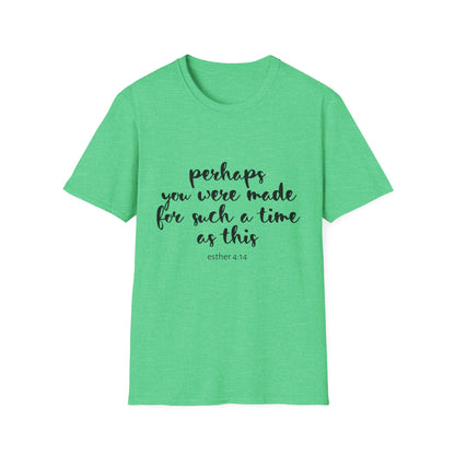Inspirational Quote T-Shirt: 'Perhaps You Were Made For Such A Time As This'