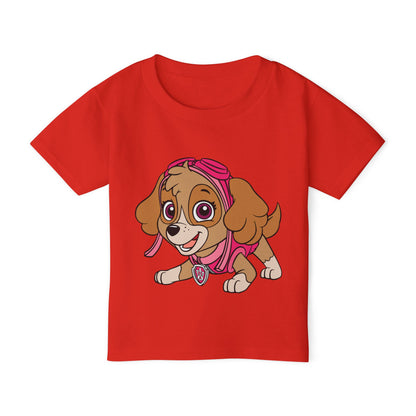 Cute Toddler T-Shirt with Playful Puppy Design, Kids Gift, Birthday Party Outfit, Everyday Wear, Animal Lover Tee