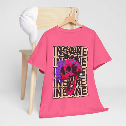 Edgy Skull Art Unisex Heavy Cotton Tee - Perfect for Alternative Fashion Lovers