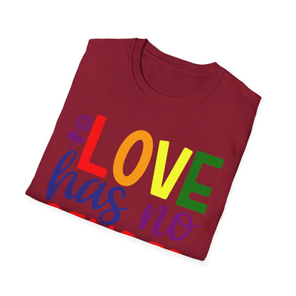 Love Has No Gender Unisex T-Shirt, LGBTQ+ Pride Tee, Comfort Fit Shirt, Gift for Allies, Inclusivity Apparel, Birthday Celebration Top