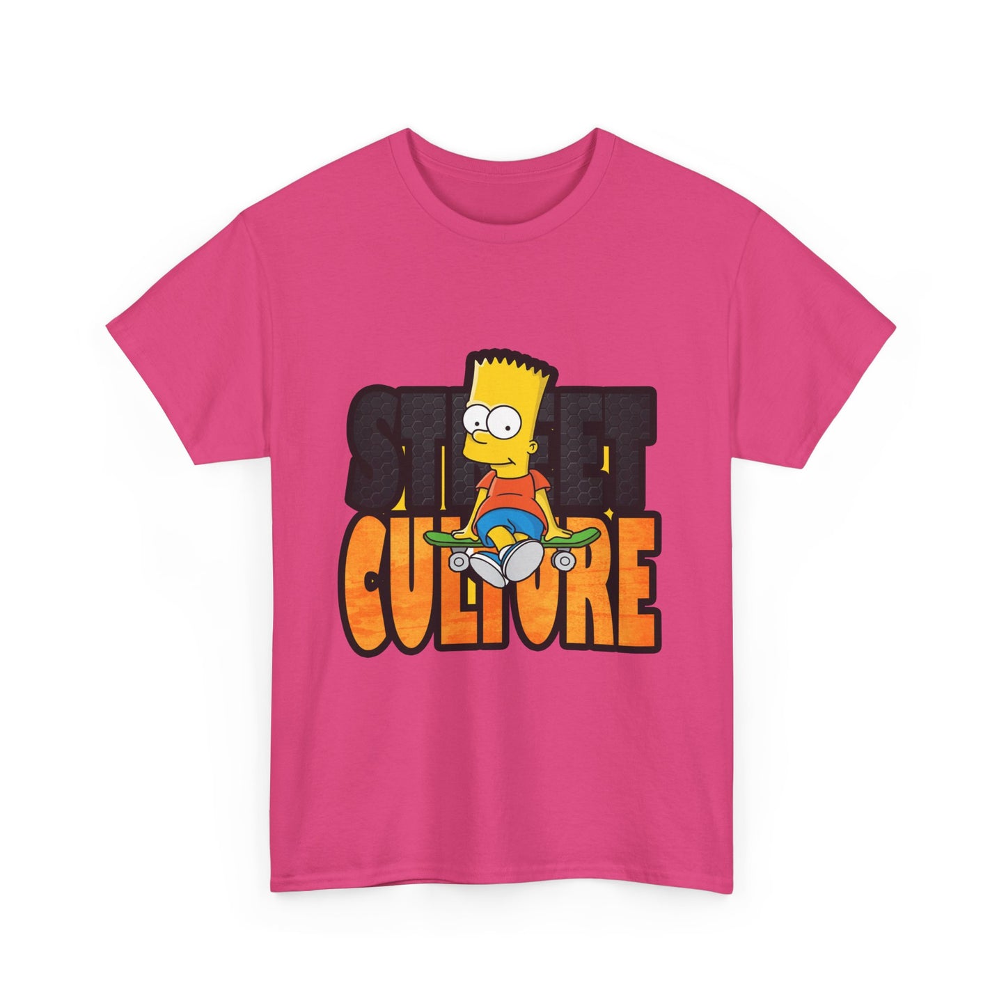 Retro Bart Simpson Unisex Heavy Cotton Tee - Street Culture Vibe