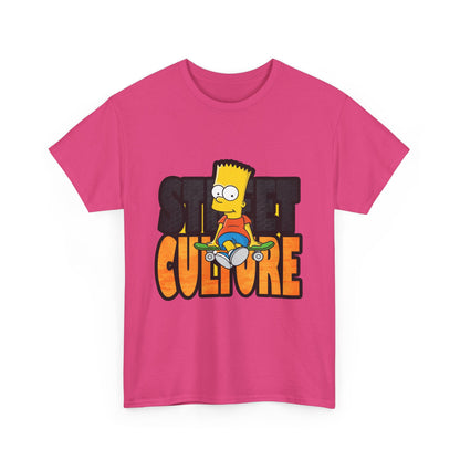 Retro Bart Simpson Unisex Heavy Cotton Tee - Street Culture Vibe