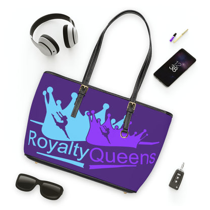 Royalty Queens PU Leather Shoulder Bag, Stylish Handbag, Durable Tote, Perfect for Gifting, Fashion Accessory for Women