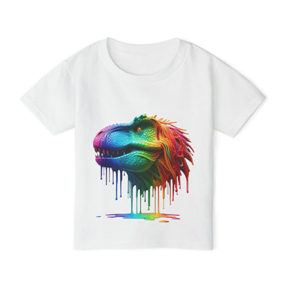 Rainbow T-Rex Toddler T-Shirt - Fun & Colorful Dino Tee for Kids