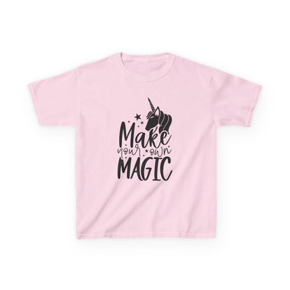 Kids Unicorn Magic Tee - 'Make Your Own Magic' Cotton Shirt