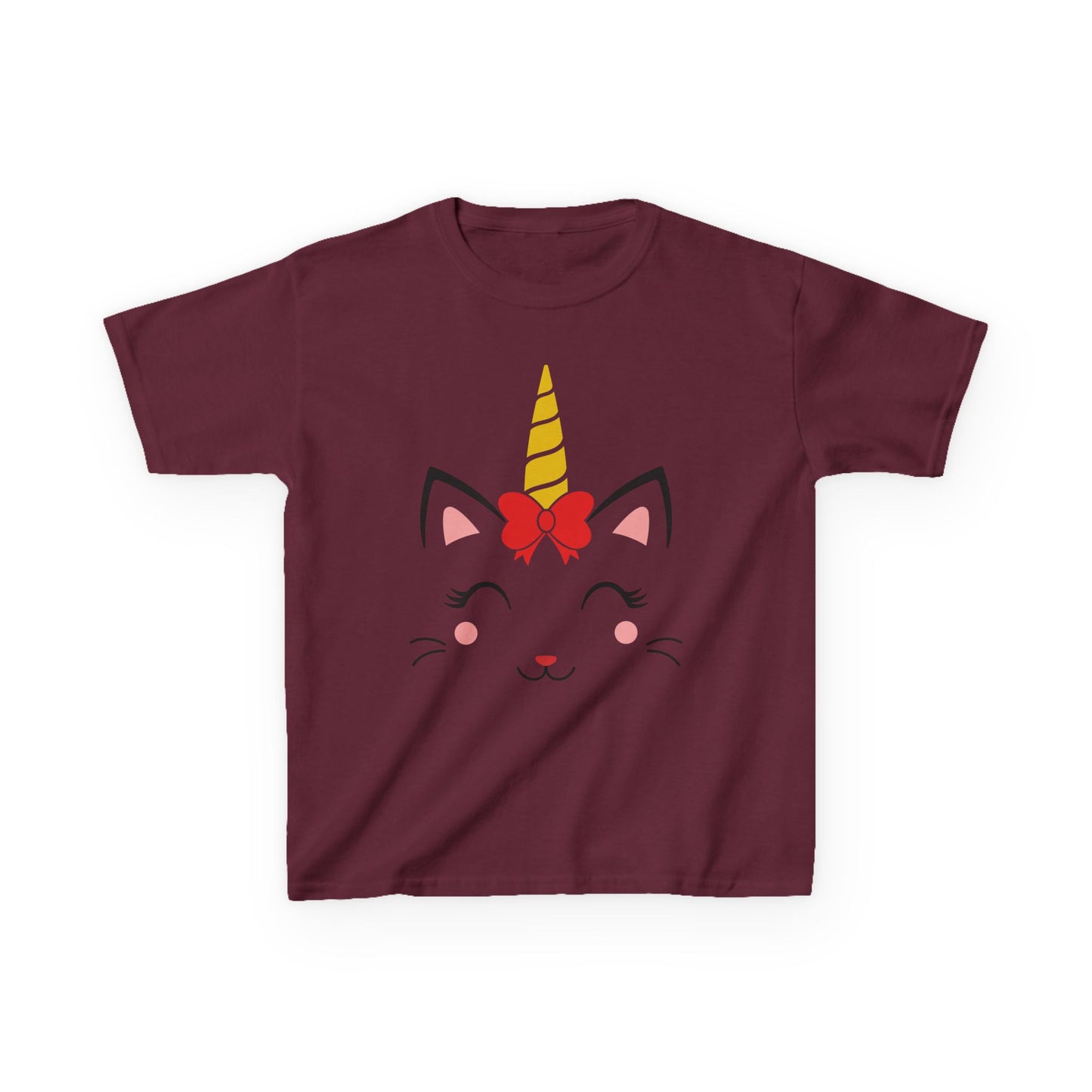 Cute Unicorn Kids Heavy Cotton Tee - Perfect for Birthdays and Everyday Fun!