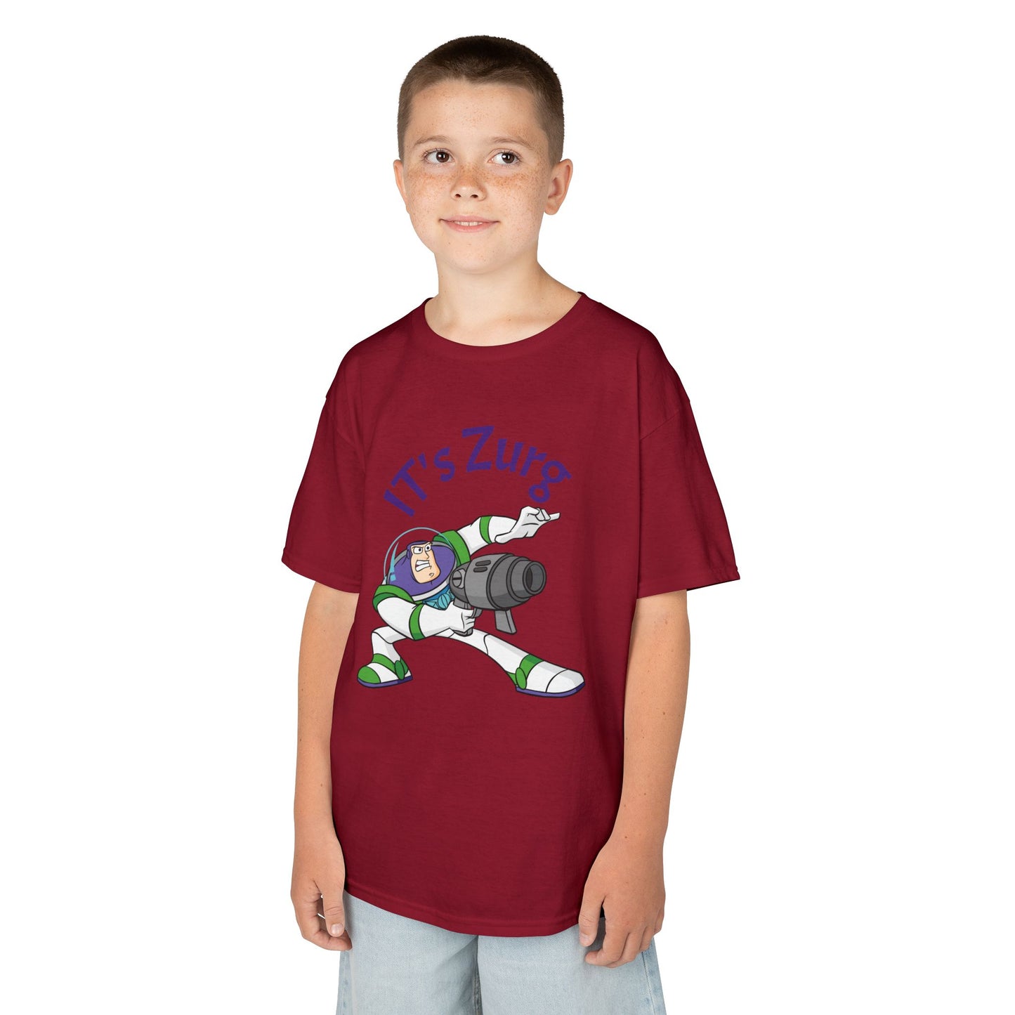 Kids Buzz Lightyear Tee - 'It's Zorg' Fun Cotton T-Shirt