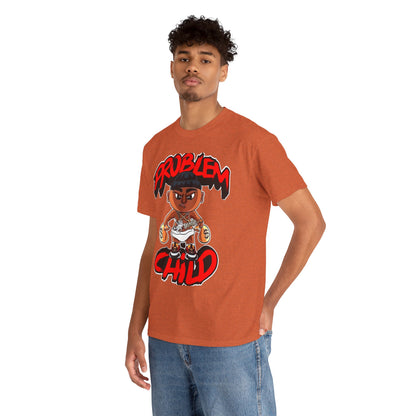 Problem Child Unisex Heavy Cotton Tee - Bold Graphic for Streetwear Lovers