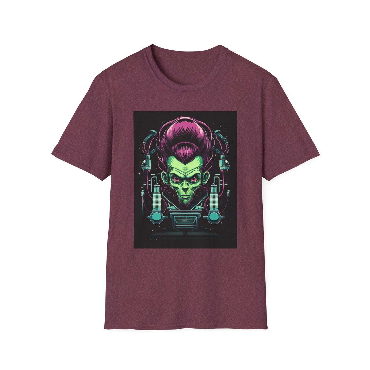Cosmic Sci-Fi Graphic T-Shirt - Unisex Softstyle