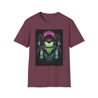 Cosmic Sci-Fi Graphic T-Shirt - Unisex Softstyle