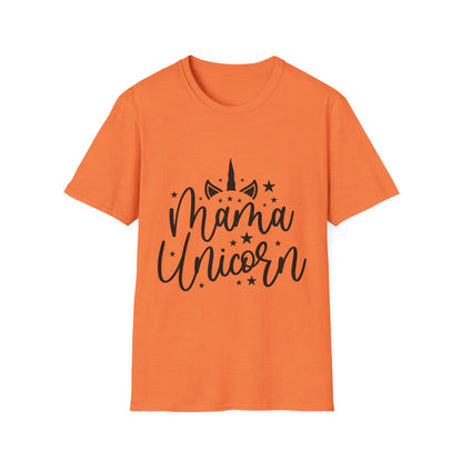 Mama Unicorn Unisex Softstyle T-Shirt - Fun & Stylish Gift for Moms