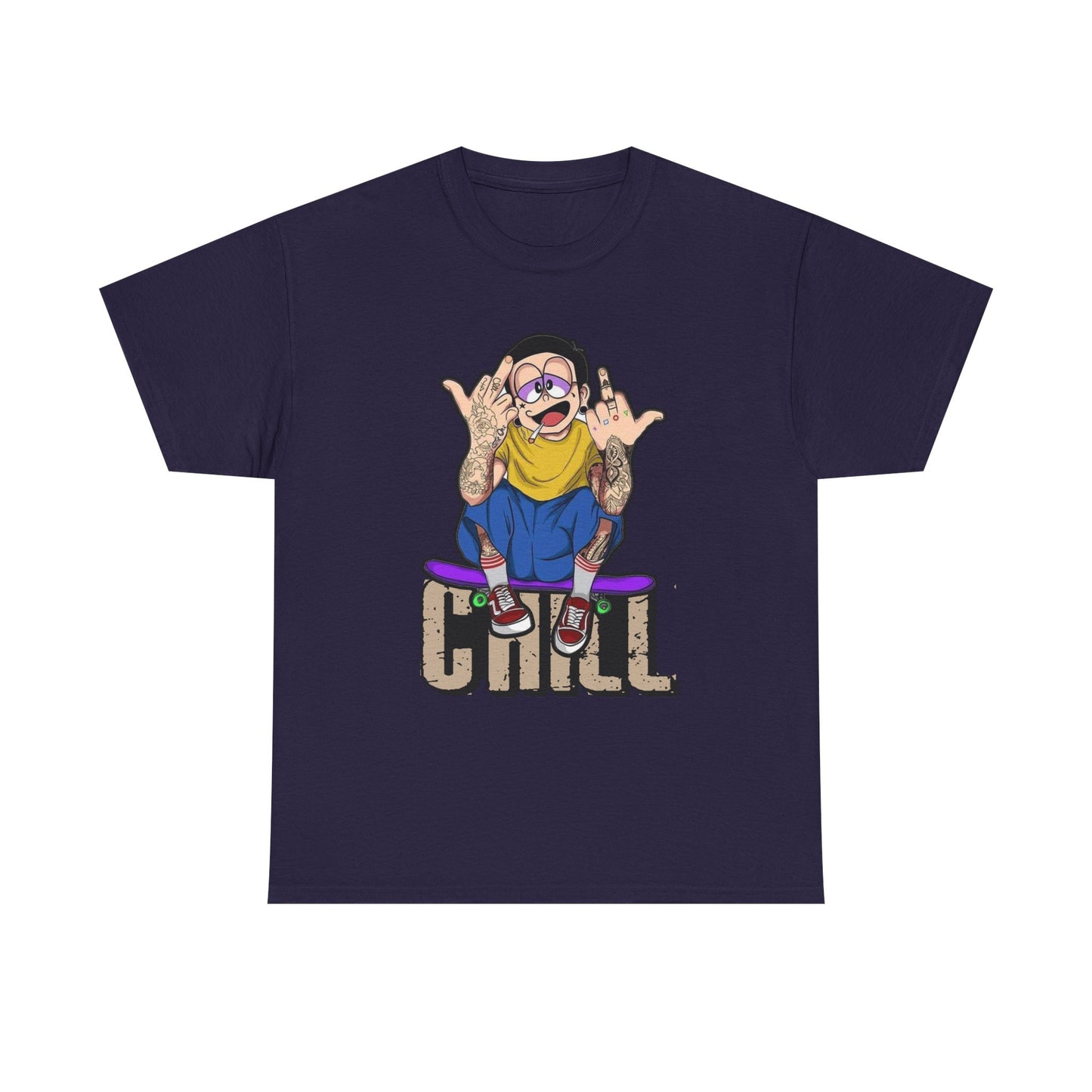Chill Vibes Unisex Heavy Cotton Tee – Perfect for Relaxed Days