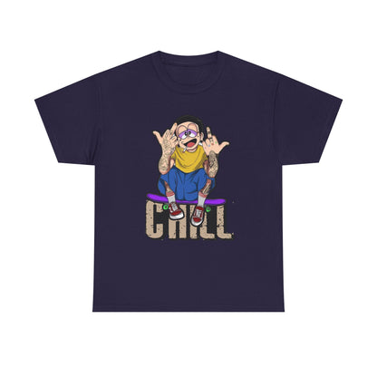 Chill Vibes Unisex Heavy Cotton Tee – Perfect for Relaxed Days