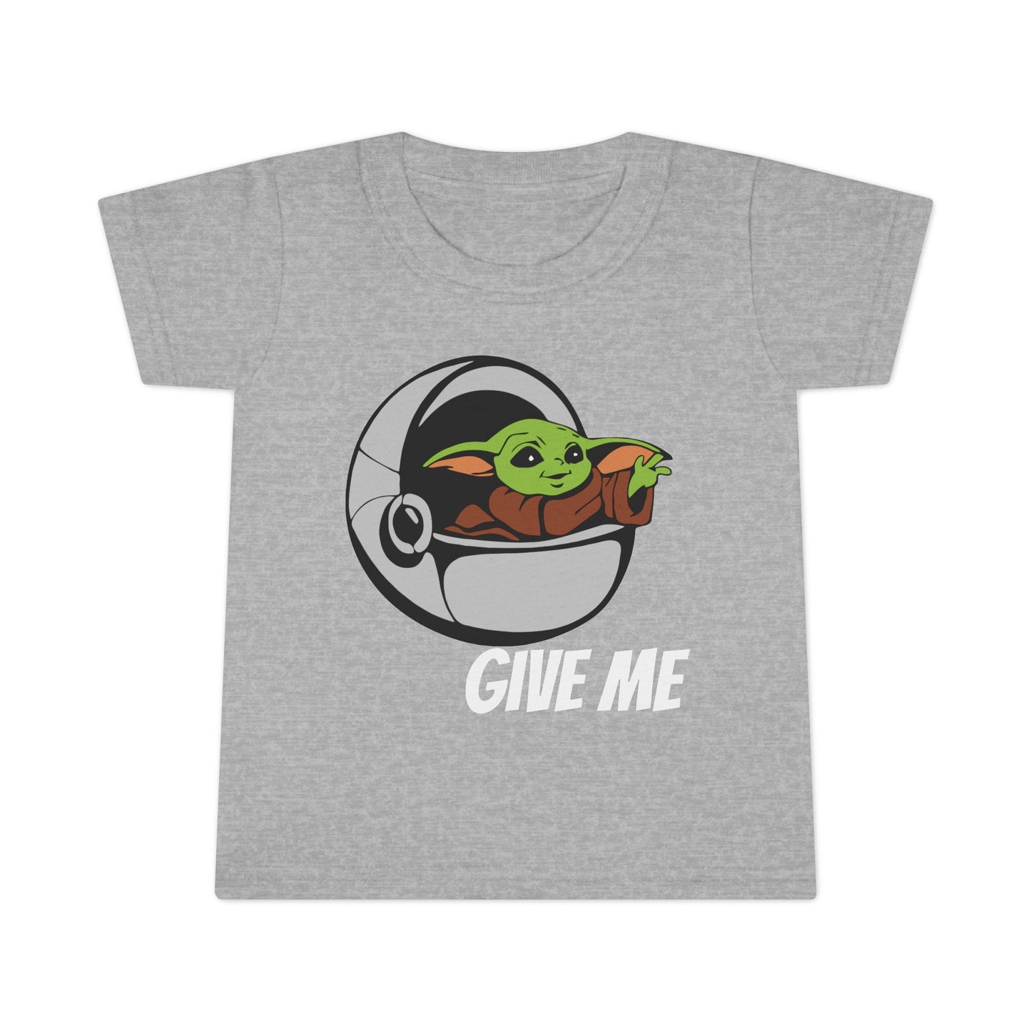 Cute Baby Yoda Toddler T-Shirt - 'Give Me' Design