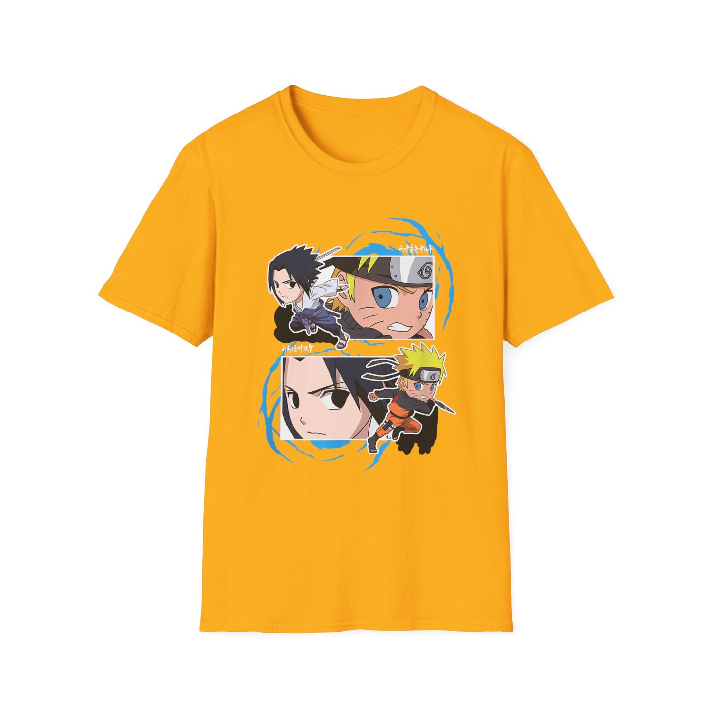 Anime naruto Adventure Unisex Softstyle T-Shirt - Naruto Characters Design