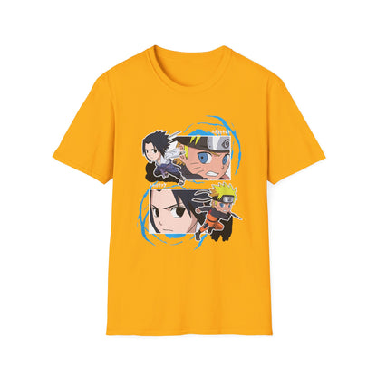 Anime naruto Adventure Unisex Softstyle T-Shirt - Naruto Characters Design