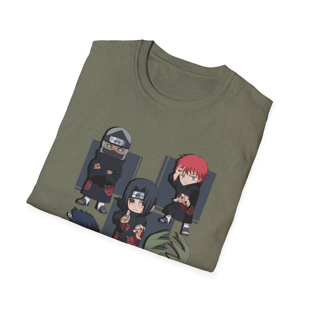 Anime Character Unisex Softstyle T-Shirt - Cool Graphic Tee for Fans