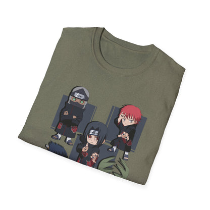 Anime Character Unisex Softstyle T-Shirt - Cool Graphic Tee for Fans