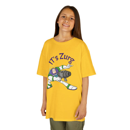 Kids Buzz Lightyear Tee - 'It's Zorg' Fun Cotton T-Shirt
