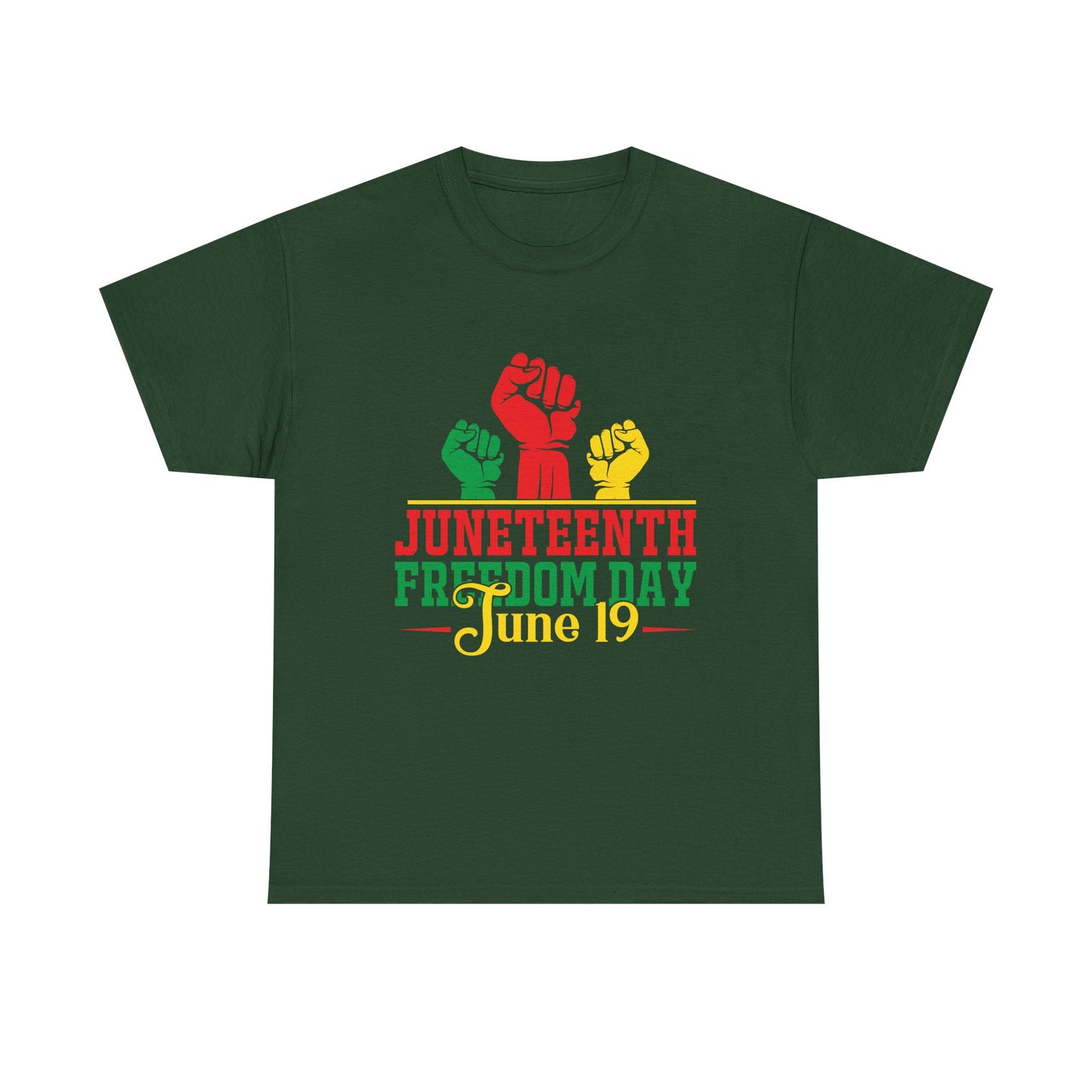 Juneteenth Freedom Day Tee | Unisex Cotton T-Shirt for Celebrating Emancipation, Black History Month, Racial Justice, Equality