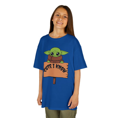 Cute Baby Alien Kids Tee - "Cute I Know" Design for Trendy Kids
