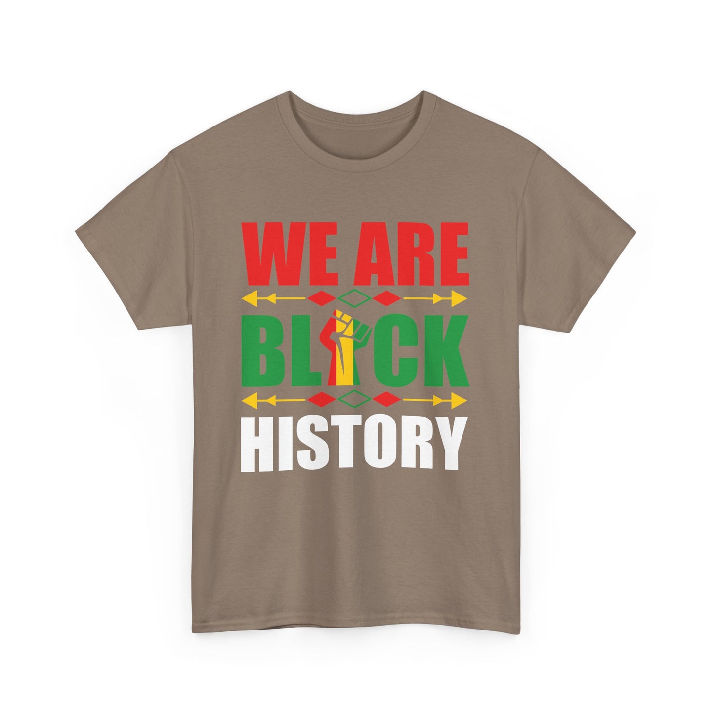 Unisex Heavy Cotton Tee - WE ARE BLACK HISTORY - Statement Tee, Celebrate Black History Month, Cultural Pride Apparel, Gift for [...]