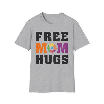 Free Mom Hugs Unisex Softstyle T-Shirt, Perfect for Mother's Day, Gift for Moms, Fun Family Gatherings, LGBTQ Support Tee, Summer [...]