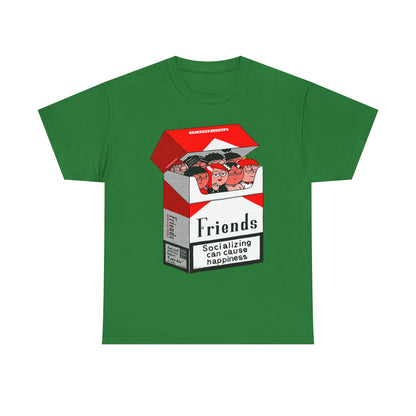 Friends Socializing Unisex Heavy Cotton Tee - Fun Graphic T-Shirt