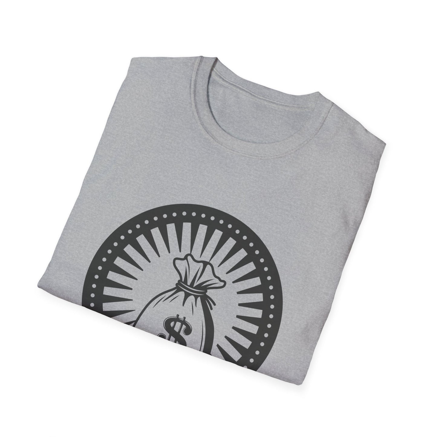 Money Bag Graphic Unisex T-Shirt - Perfect for Hustlers and Entrepreneurs