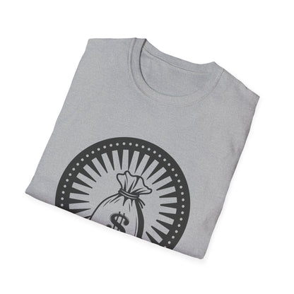 Money Bag Graphic Unisex T-Shirt - Perfect for Hustlers and Entrepreneurs