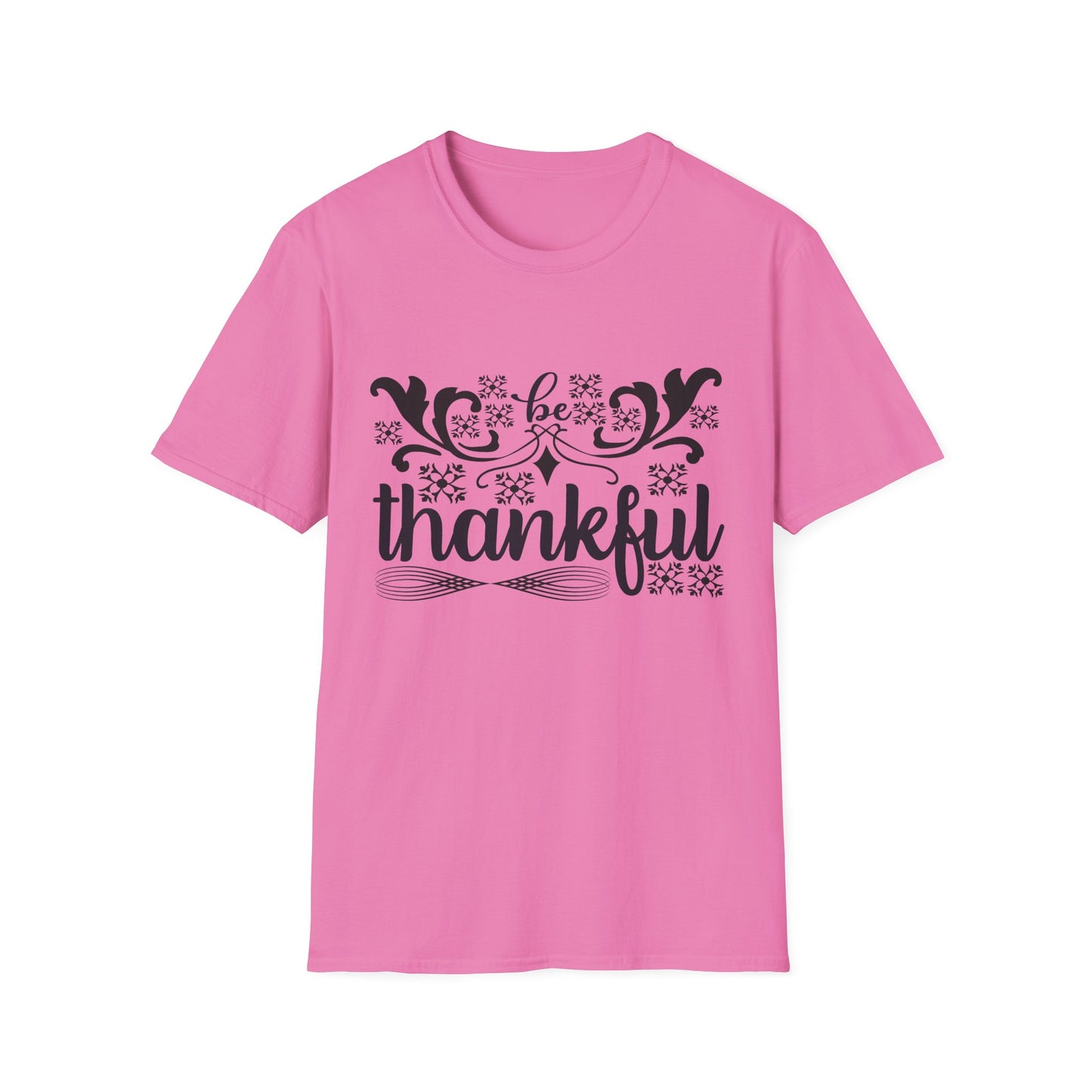 Thankful Unisex Softstyle T-Shirt - Fall Fashion, Thanksgiving Gift, Casual Wear, Gratitude Tees, Everyday Comfort