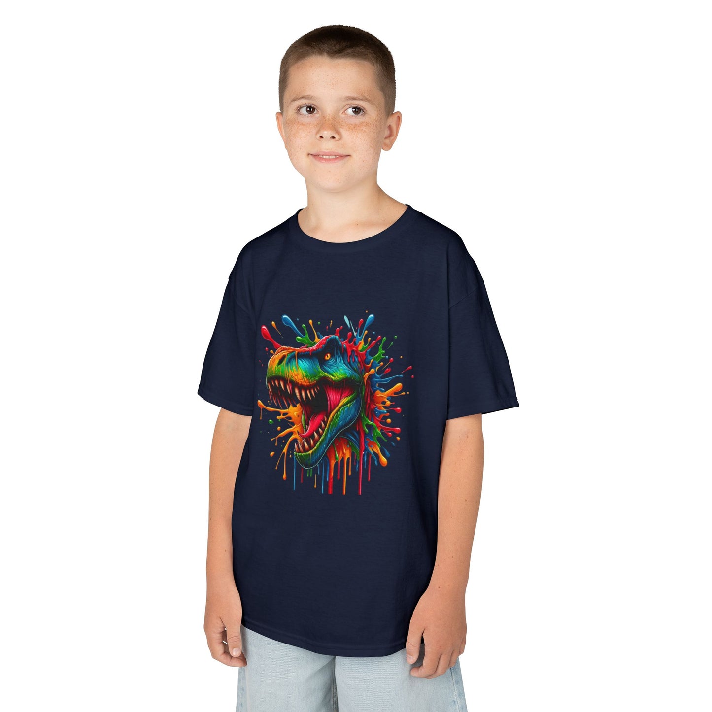 Colorful Dinosaur Kids Heavy Cotton™ Tee