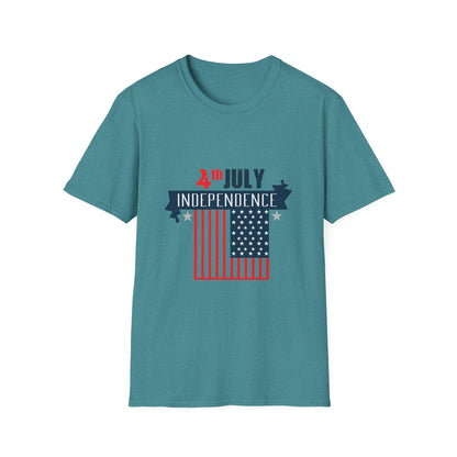 Independence Day Unisex T-Shirt, 4th of July Tee, Holiday Shirt, Patriotic Apparel, Summer Celebration Wear