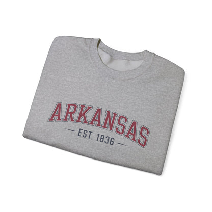 Arkansas Est. 1836 Crewneck Sweatshirt