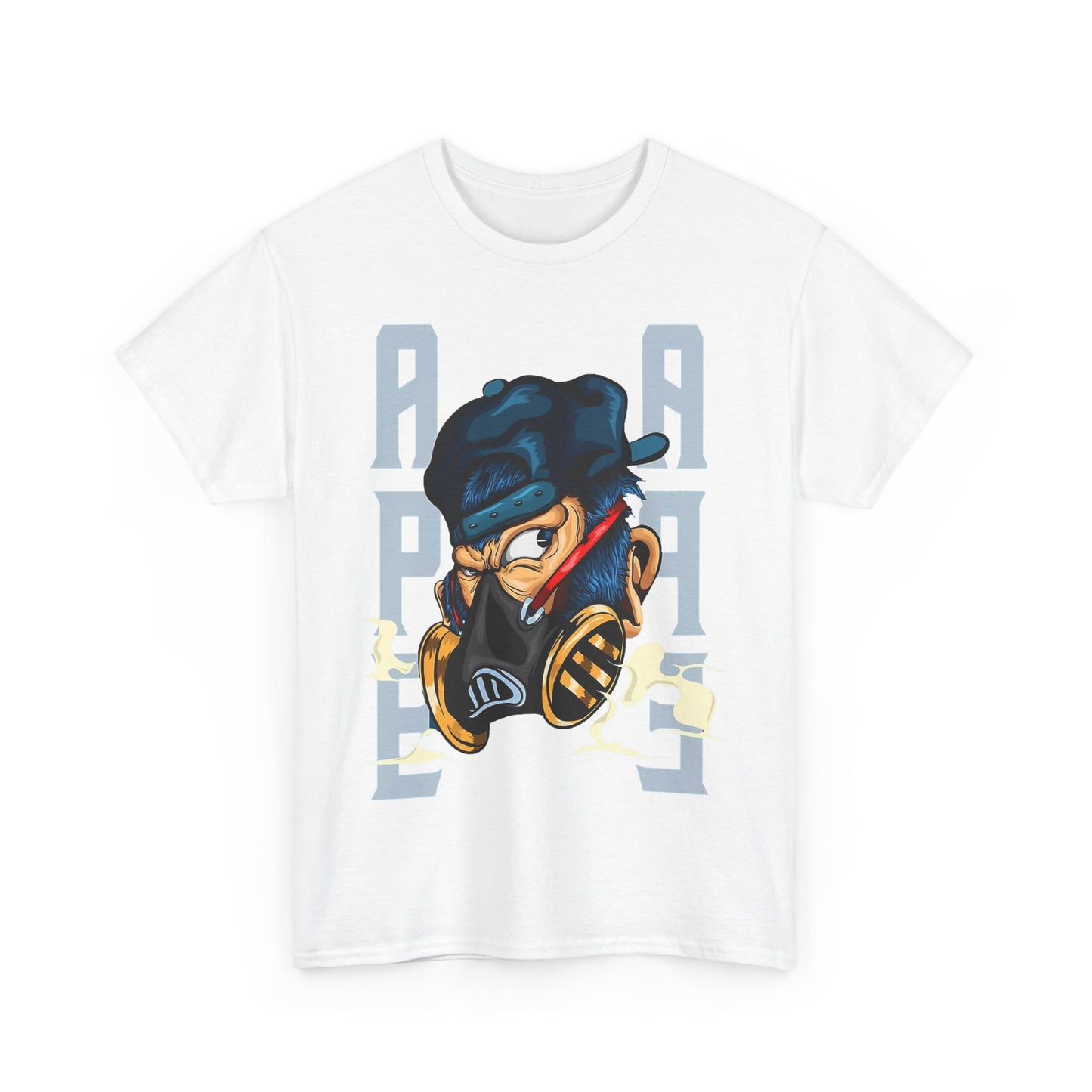 Bold Graphic Unisex Heavy Cotton Tee - Street Art Vibe