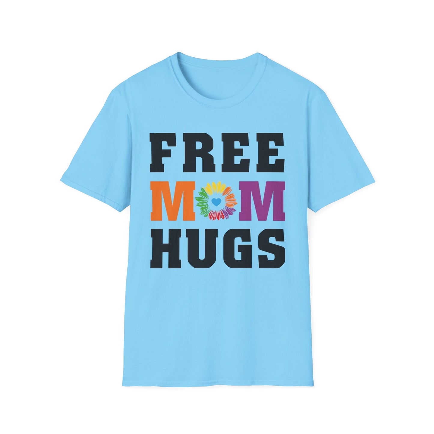 Free Mom Hugs Unisex Softstyle T-Shirt, Perfect for Mother's Day, Gift for Moms, Fun Family Gatherings, LGBTQ Support Tee, Summer [...]