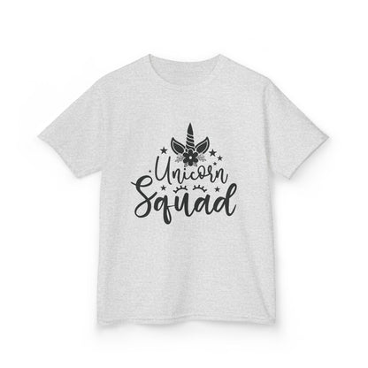 Kids Unicorn Squad Tee - Fun Lightweight Cotton Shirt for Playful Kids