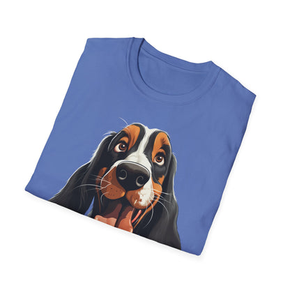Cute Dog Graphic Unisex Softstyle T-Shirt - Perfect for Pet Lovers