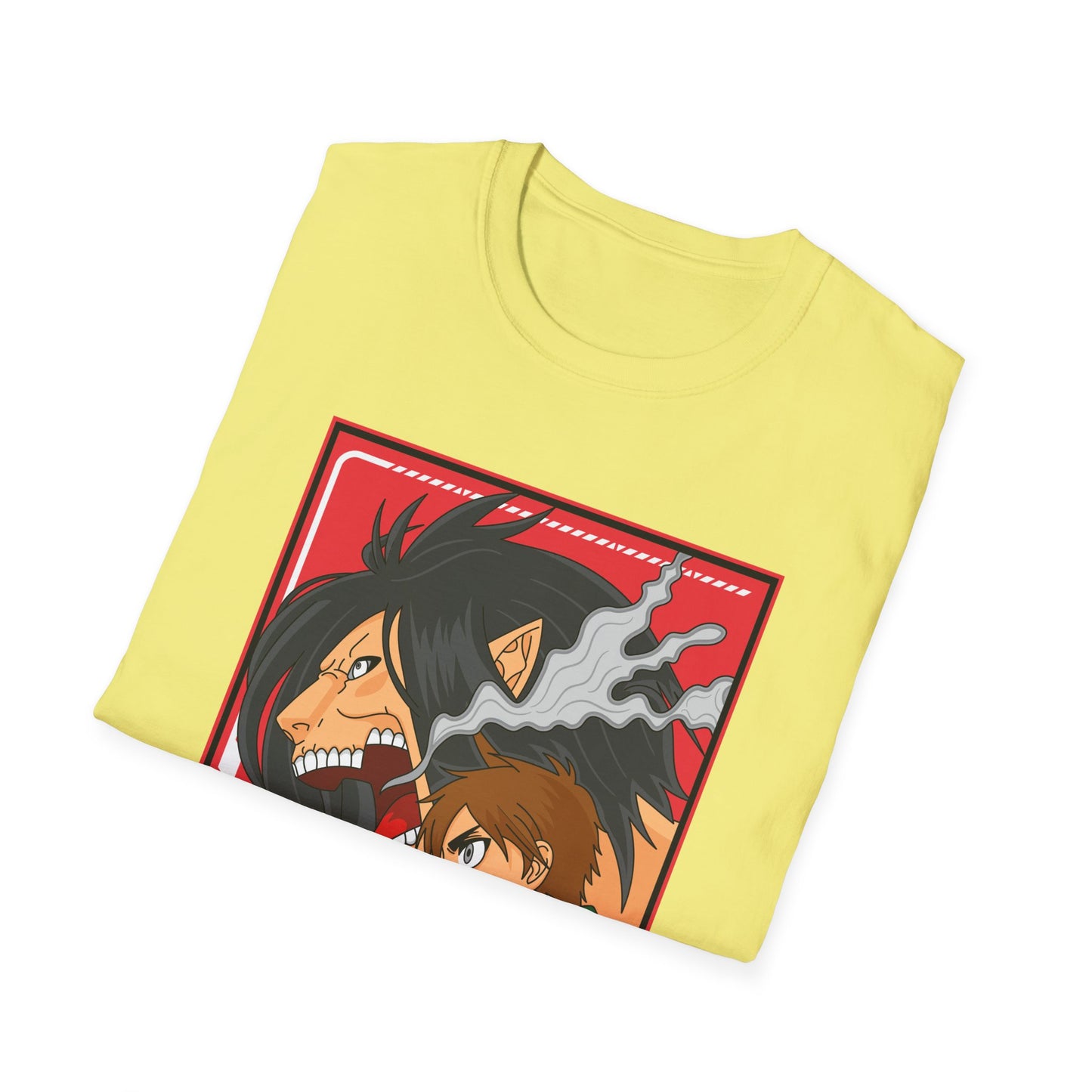 Anime-Inspired Unisex Tee - Softstyle T-Shirt, Casual Gift, Graphic Tee, Manga Apparel, Fan Merchandise