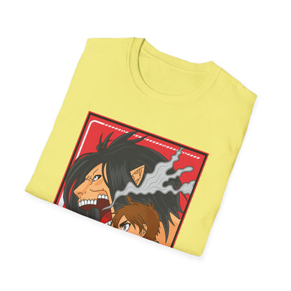 Anime-Inspired Unisex Tee - Softstyle T-Shirt, Casual Gift, Graphic Tee, Manga Apparel, Fan Merchandise